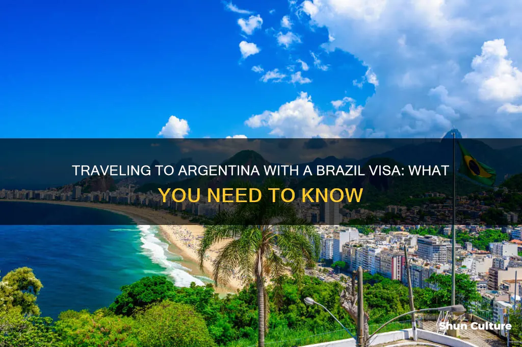 can you enter argentina with brazil visa