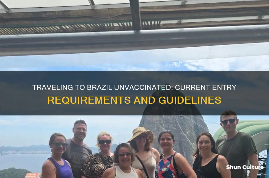 can you enter brazil unvaccinated