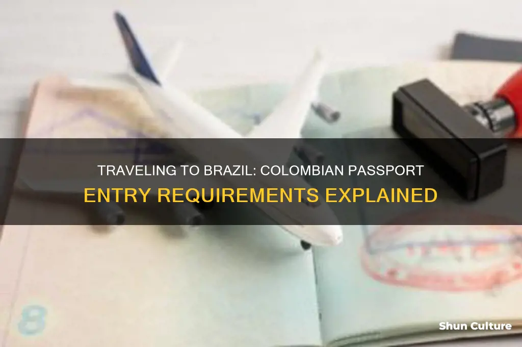 can you enter brazil witha a colombian passport