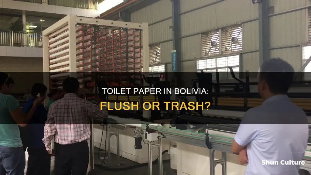 can you flush toilet paper in bolivia