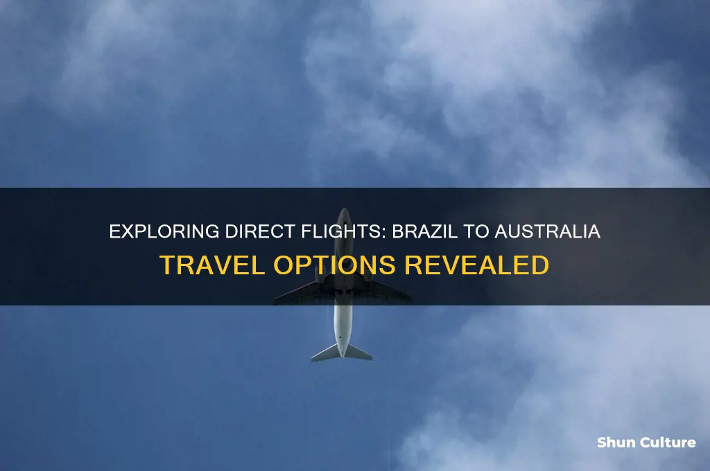 can you fly from brazil to australia