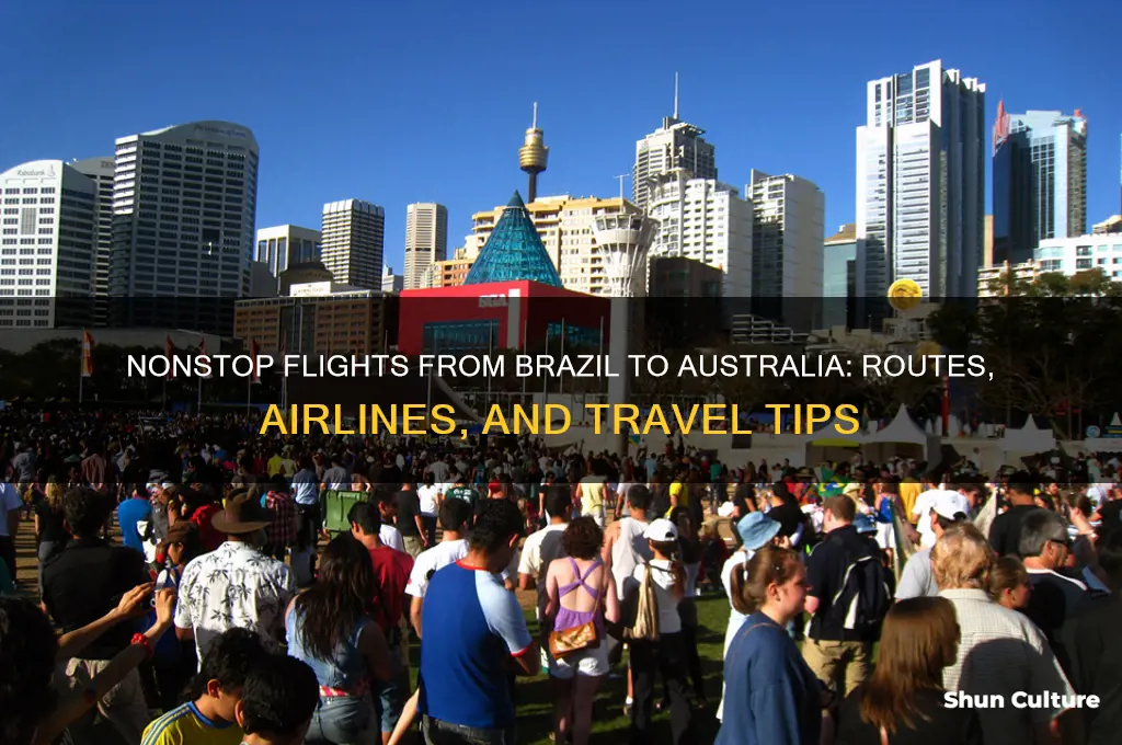 can you fly nonstop from brazil to australia