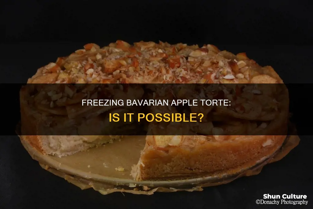 can you freeze a bavarian apple torte