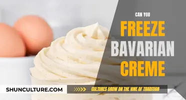 Freezing Bavarian Cream: Is It Possible?