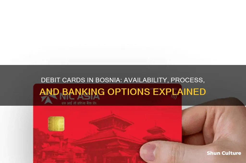 can you get a debit card in bosnia