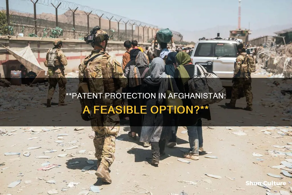 can you get a patent in afghanistan