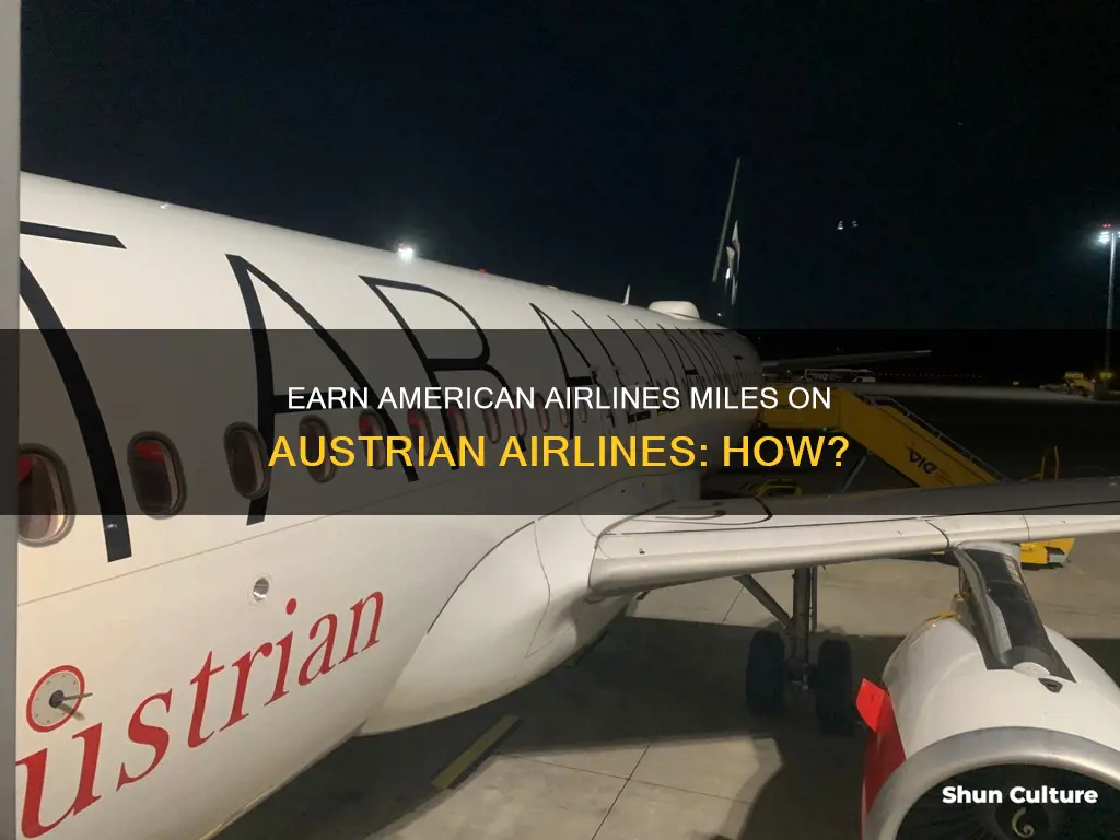 can you get american airlines miles on austrian airlines