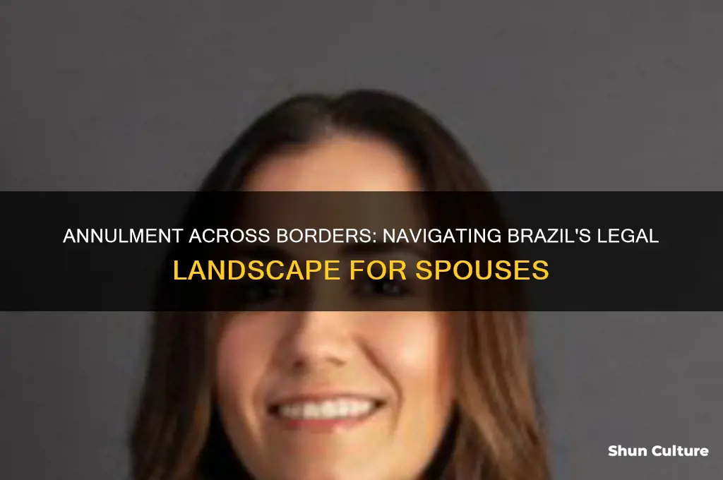 can you get an annulment if spouse lives in brazil