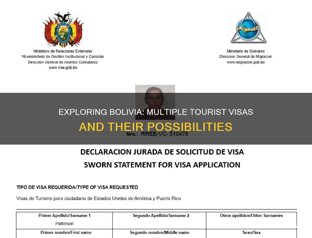 can you get another tourist visa bolivia