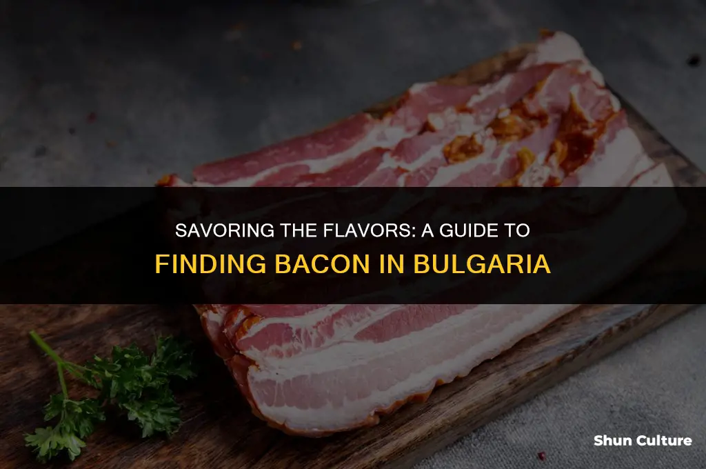 can you get bacon in bulgaria