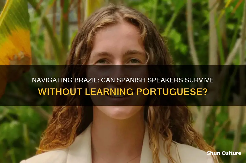 can you get by with spanish in brazil