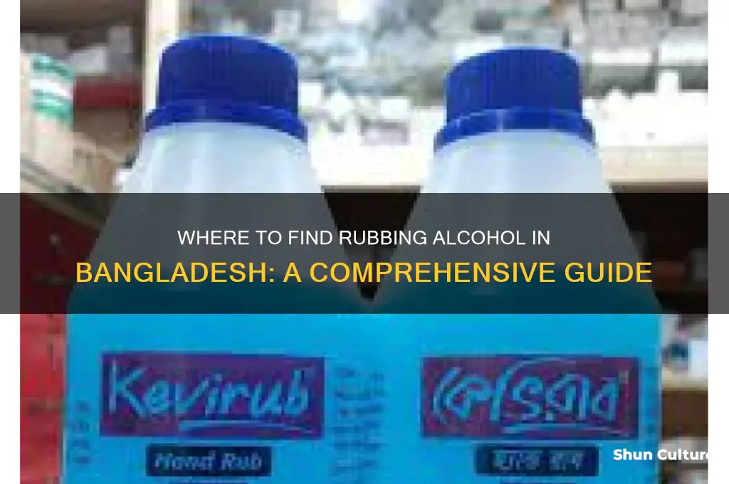 can you get rubbing alcohol in bangladesh