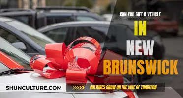 Gifting Vehicles: New Brunswick's Rules