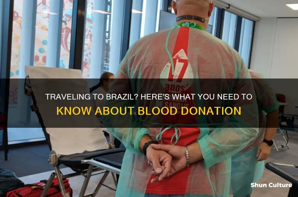 can you give blood if you have been to brazil