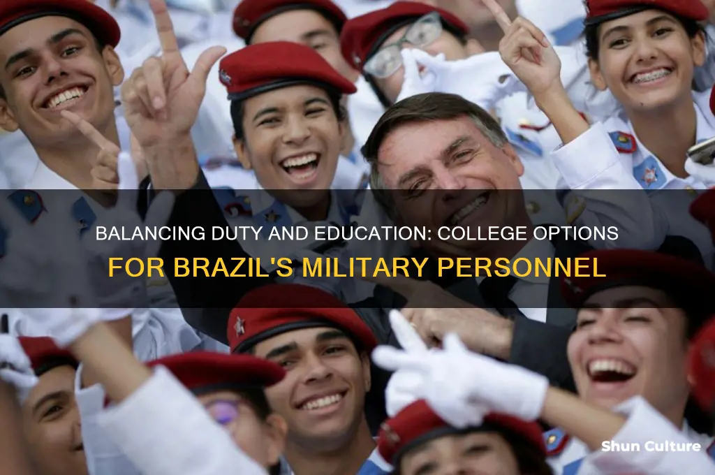 can you go to college while in brazil military