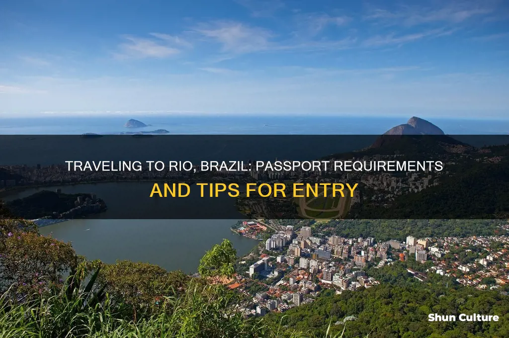 can you go to rio brazil with a passport