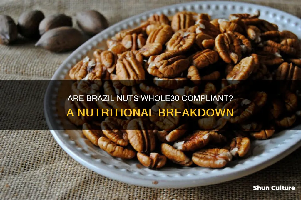 can you have brazil nuts on whole30
