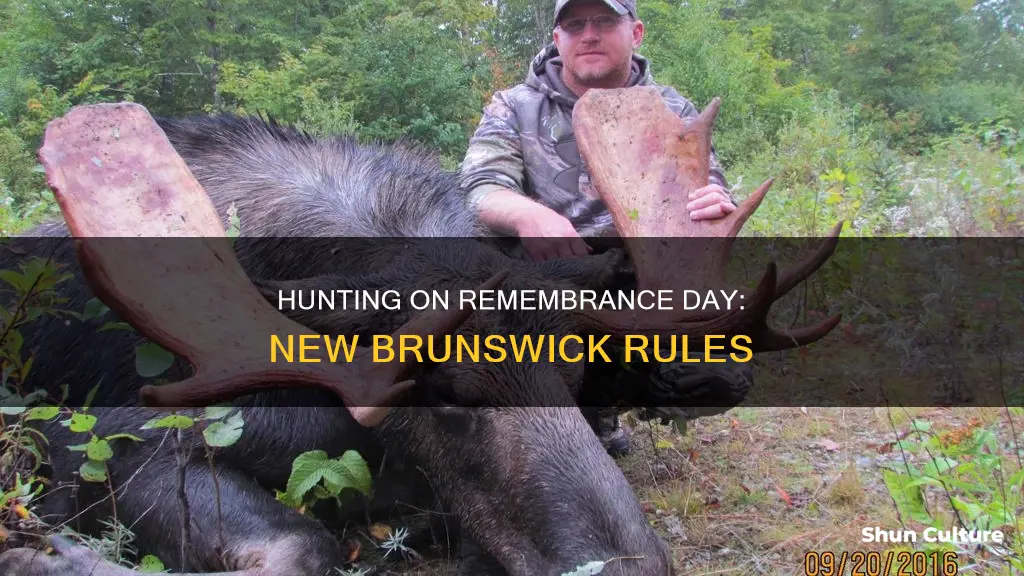 can you hunt on remembrance day in new brunswick