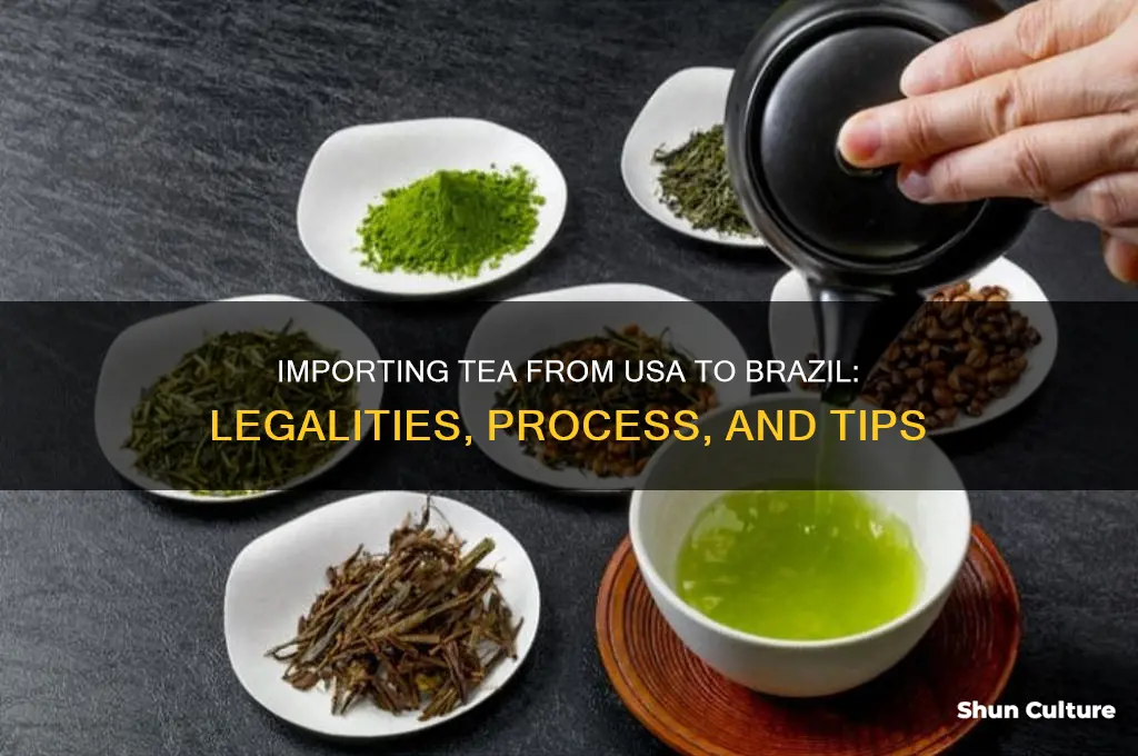 can you import tea into brazil from usa