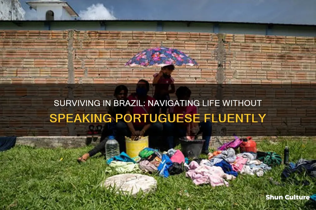 can you live in brazil without speaking portuguese
