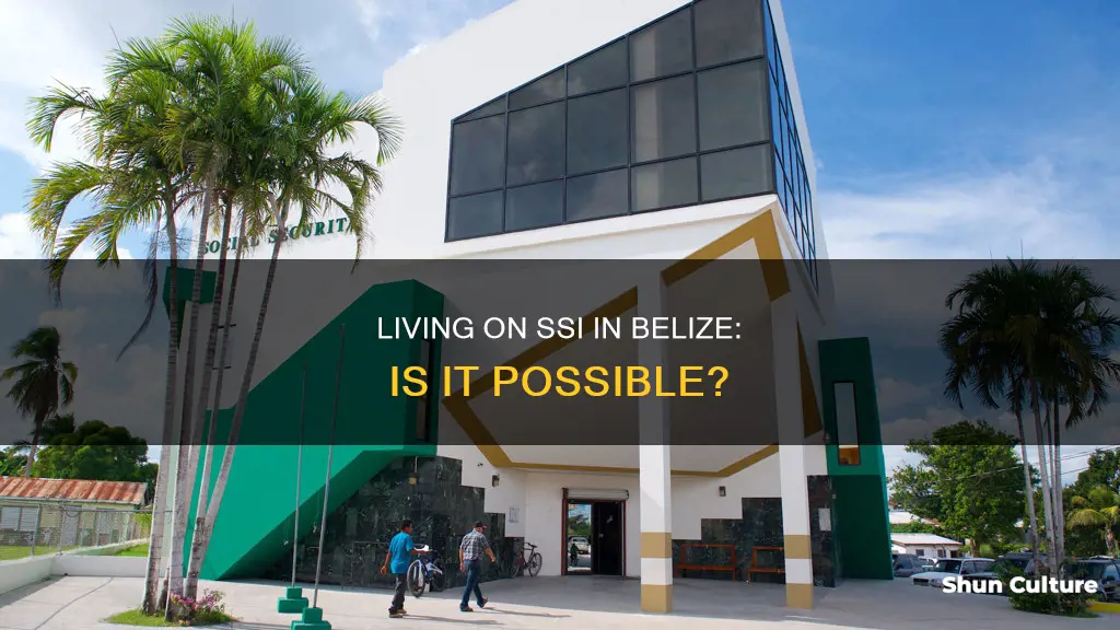 can you live on ssi in belize