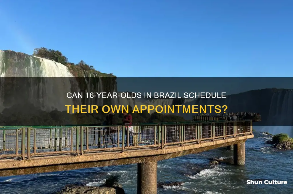 can you make your own appointments age 16 brazil