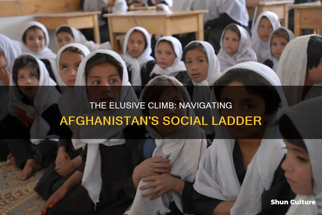 can you move up in society in afghanistan