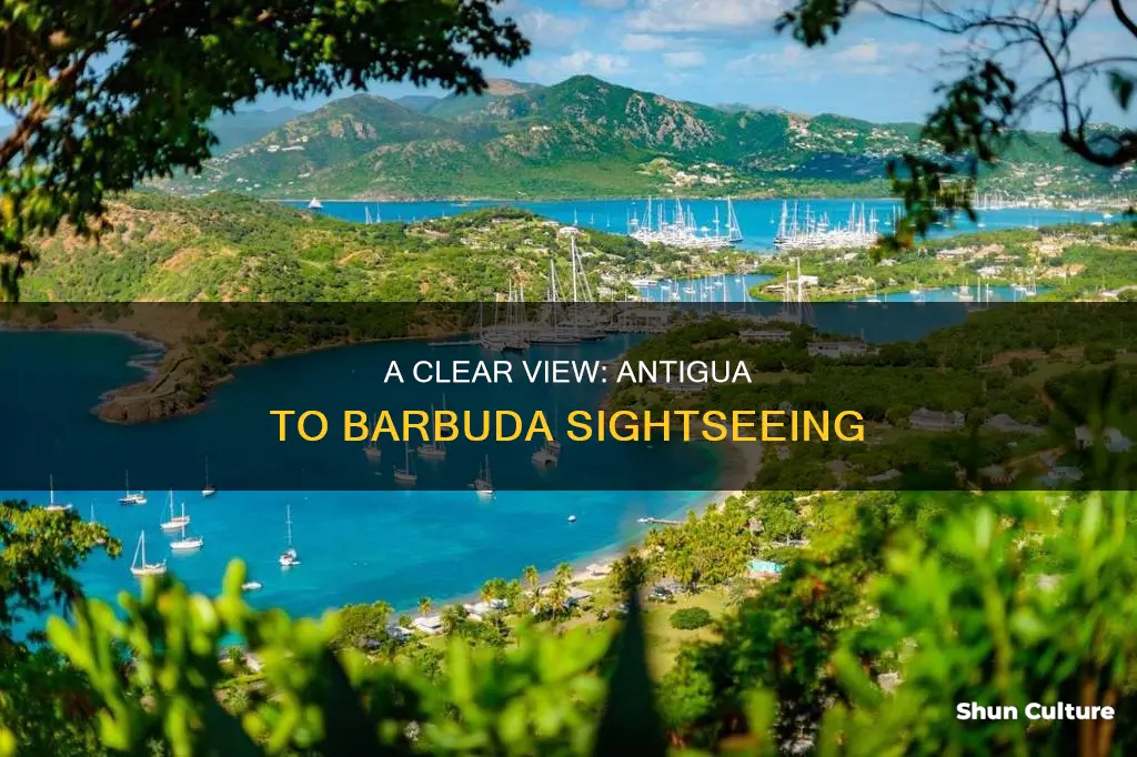 can you see barbuda from antigua