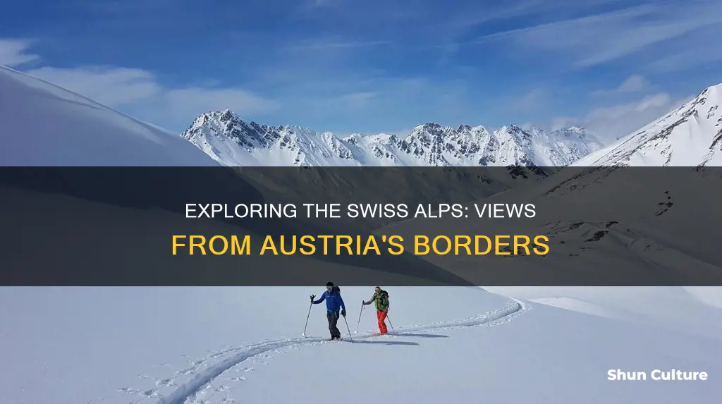 can you see swiss alps from austria