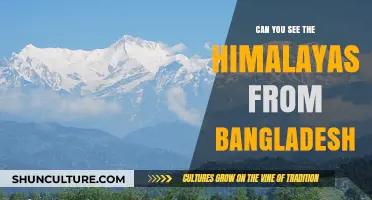 Exploring the View: Are the Himalayas Visible from Bangladesh?