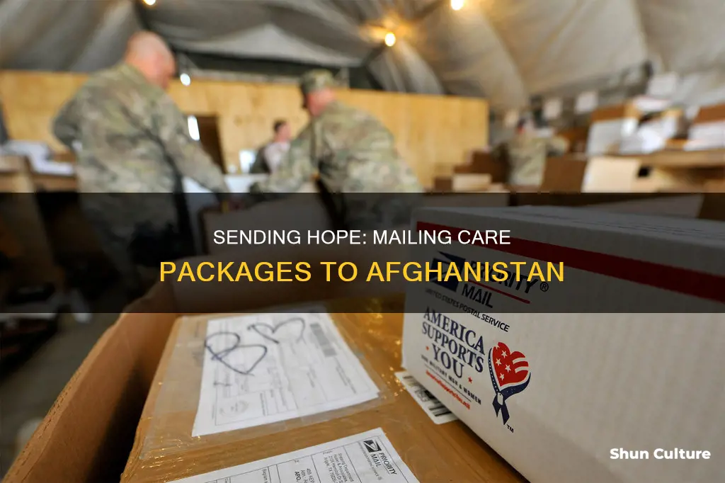 can you send care packages to afghanistan