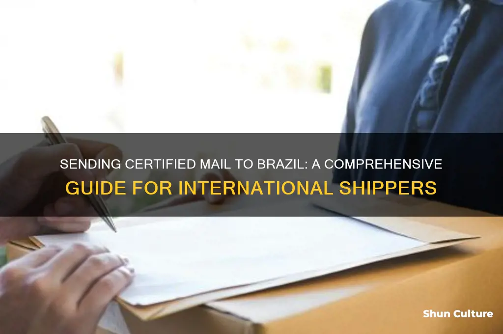 can you send certified mail to brazil