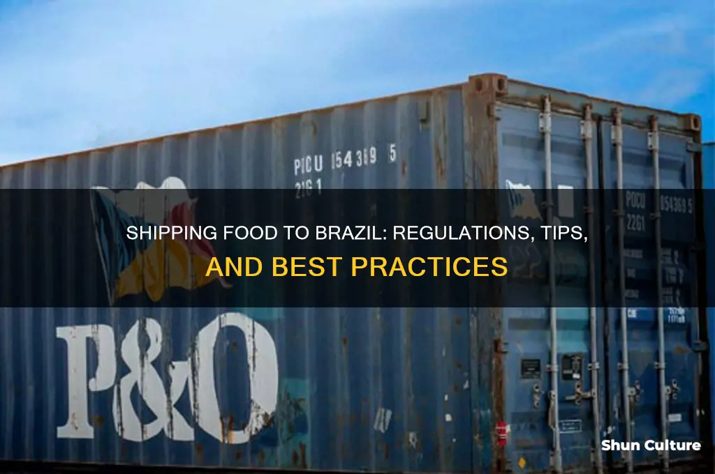 can you send food to brazil