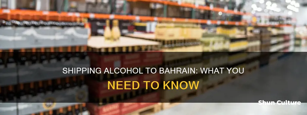 can you ship alcohol into bahrain