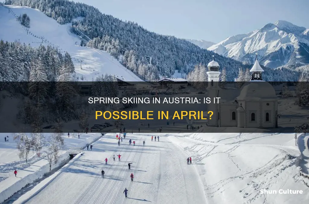 can you ski in april in austria