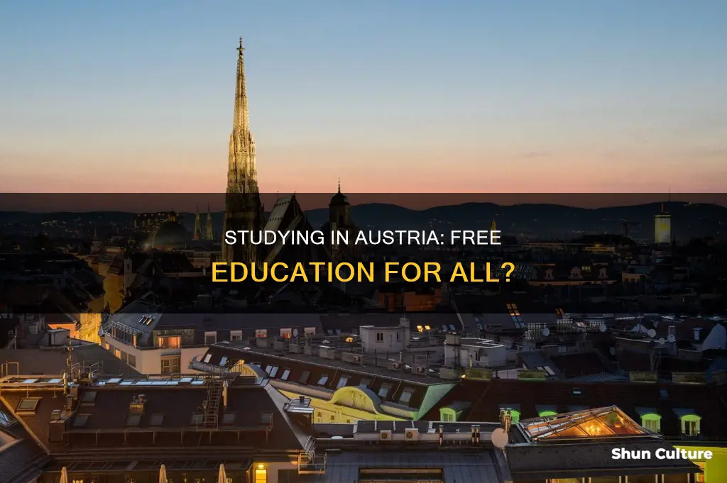 can you study for free in austria