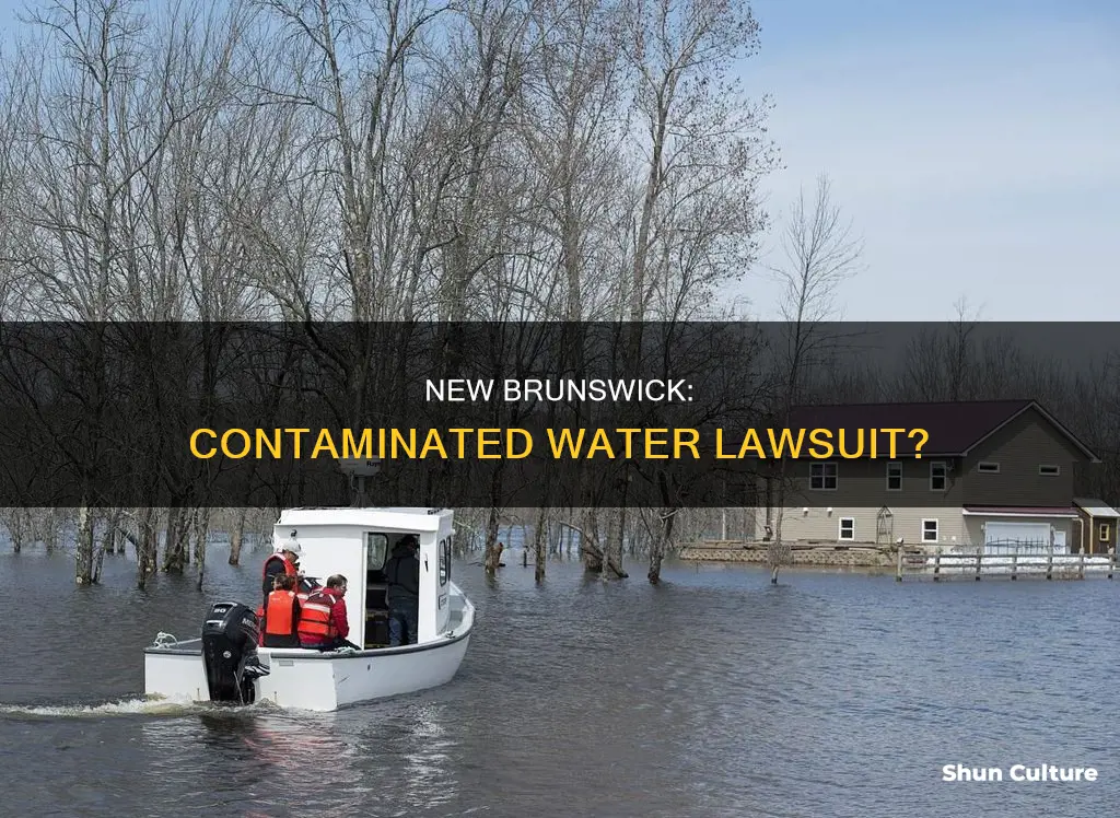 can you sue a city for contaminated water new brunswick