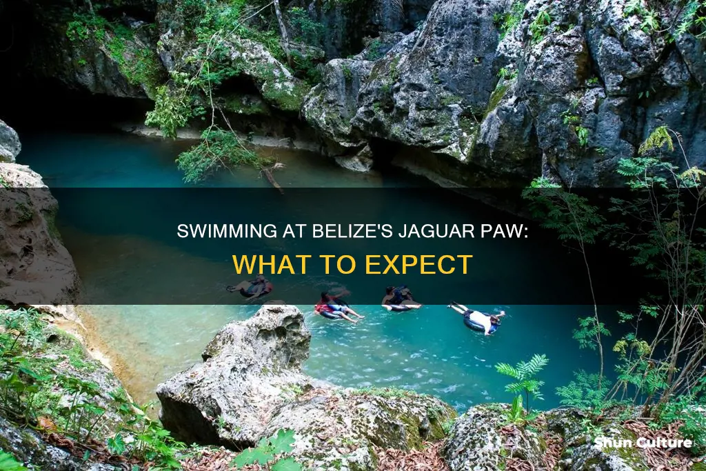 can you swim at jaguar paw belize