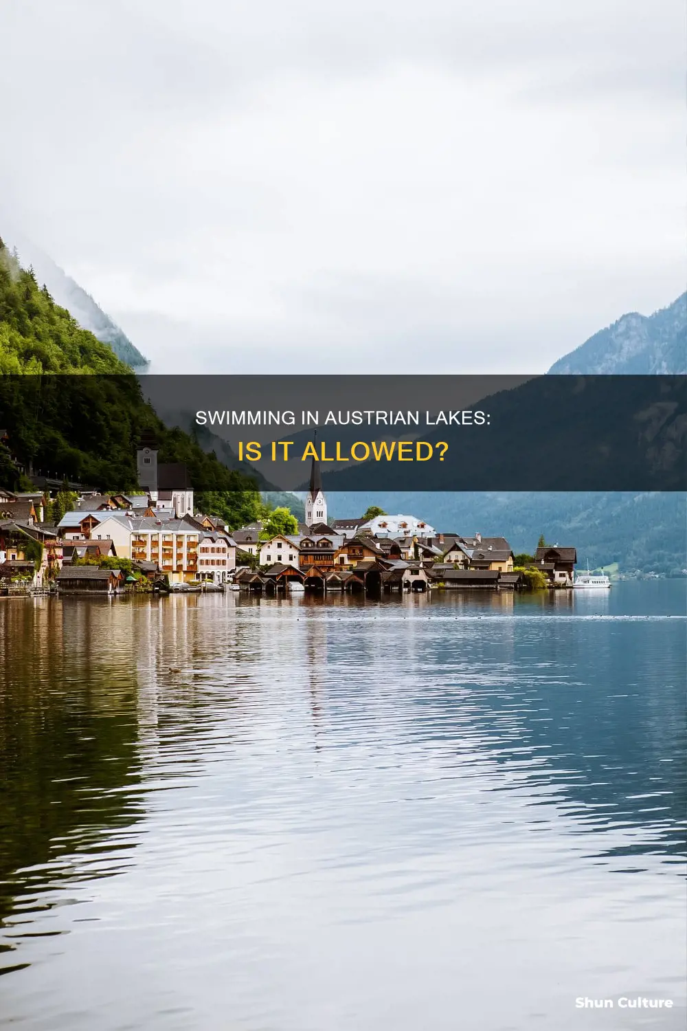 can you swim in austrian lakes