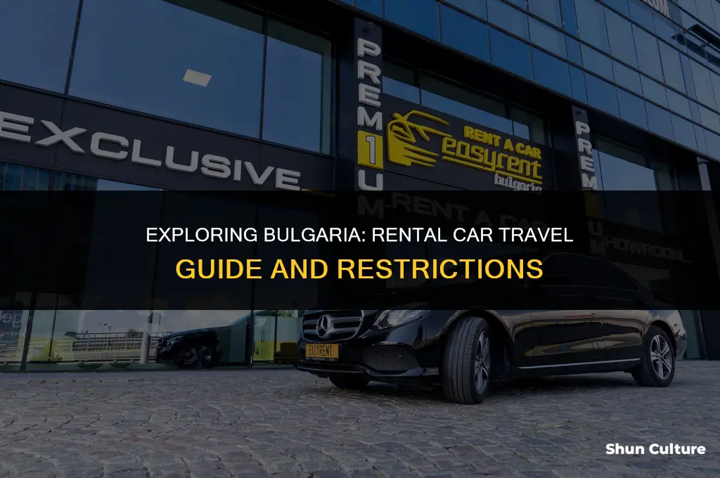 can you take a rental car out of bulgaria