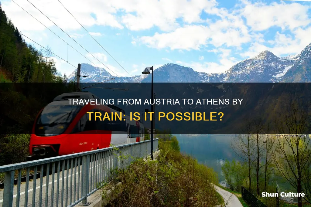 can you take a train from austria to athens