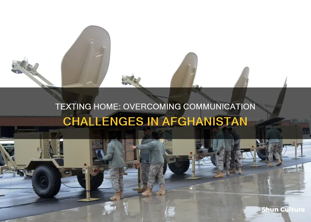 can you text from afghanistan