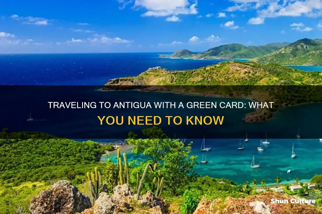 can you travel to antigua with a green card