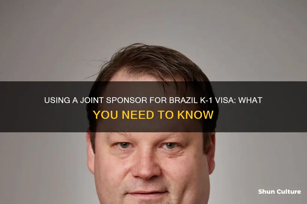can you use joint sponsor for brazil k-1 visa