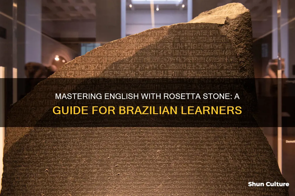 can you use rosetta stone to learn english from brazil