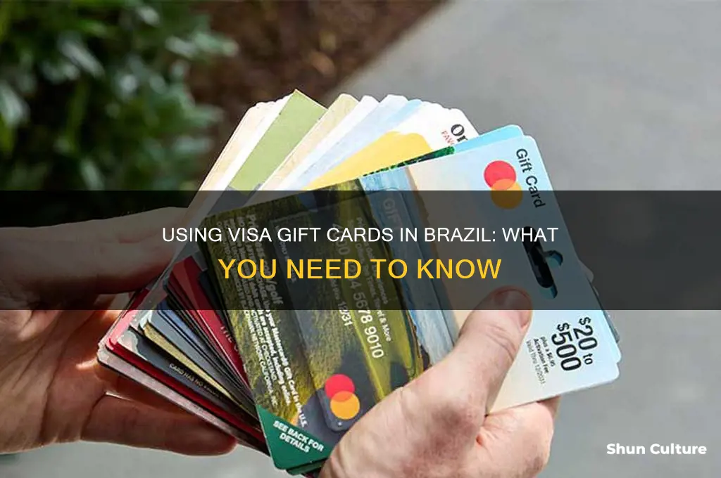 can you use visa gift card in brazil