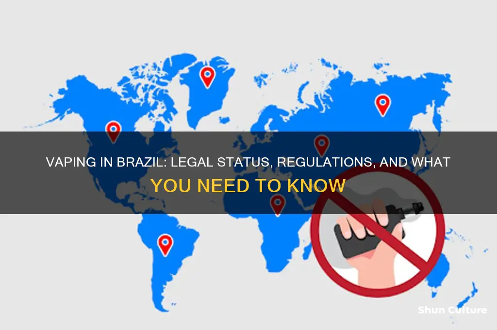 can you vape in brazil