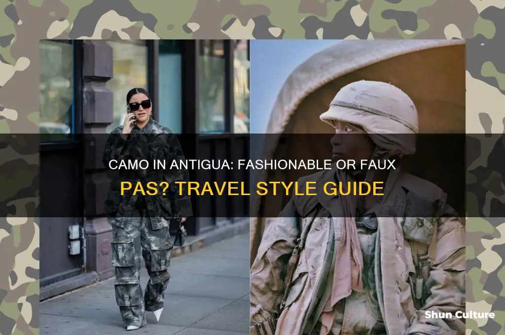 can you wear camo in antigua