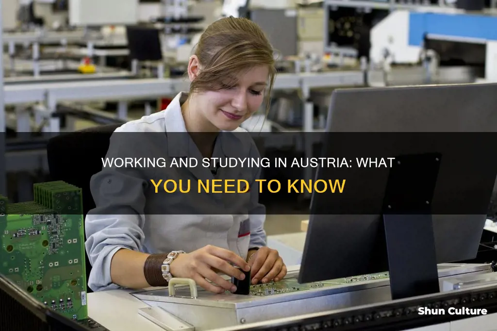 can you work and study in austria