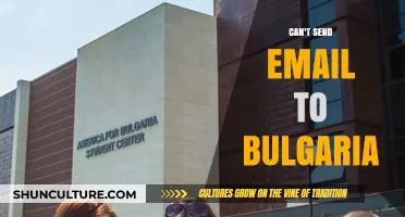 Troubleshooting Email Issues: Why Can't I Send Emails to Bulgaria?
